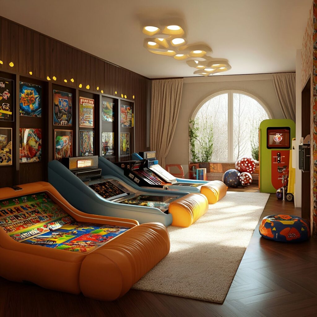 Salle de jeux : Taille, Fonctionnalité, Usages, Mobilier et Rénovation
