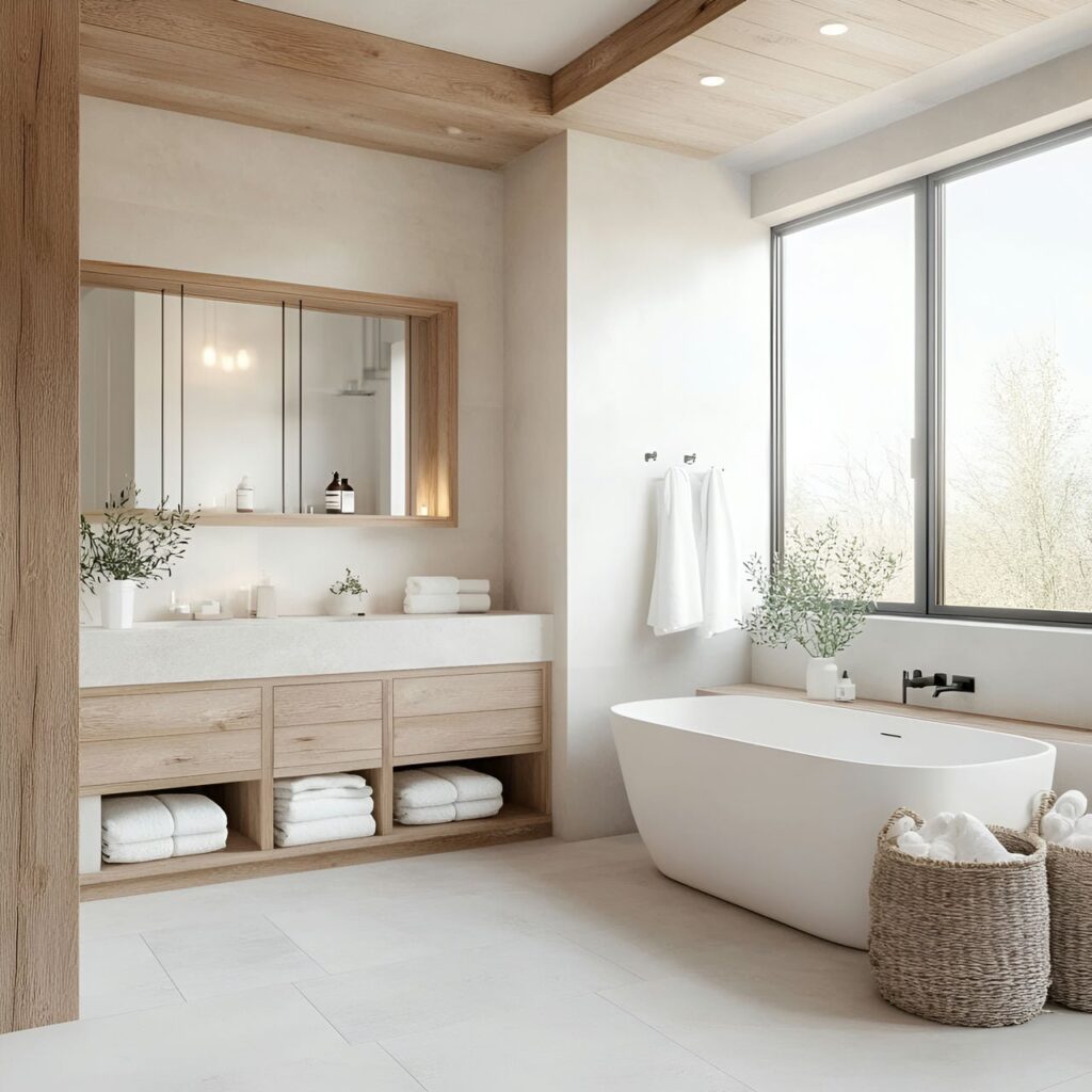 Salle de bain principale : Taille, fonctionnalité, usages, mobilier et rénovation