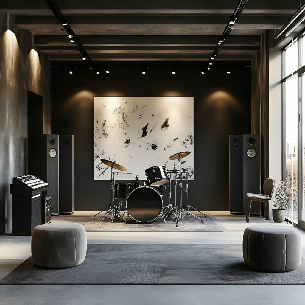 Salle de musique : Taille, Fonctionnalité, Usages, Mobilier et Rénovation