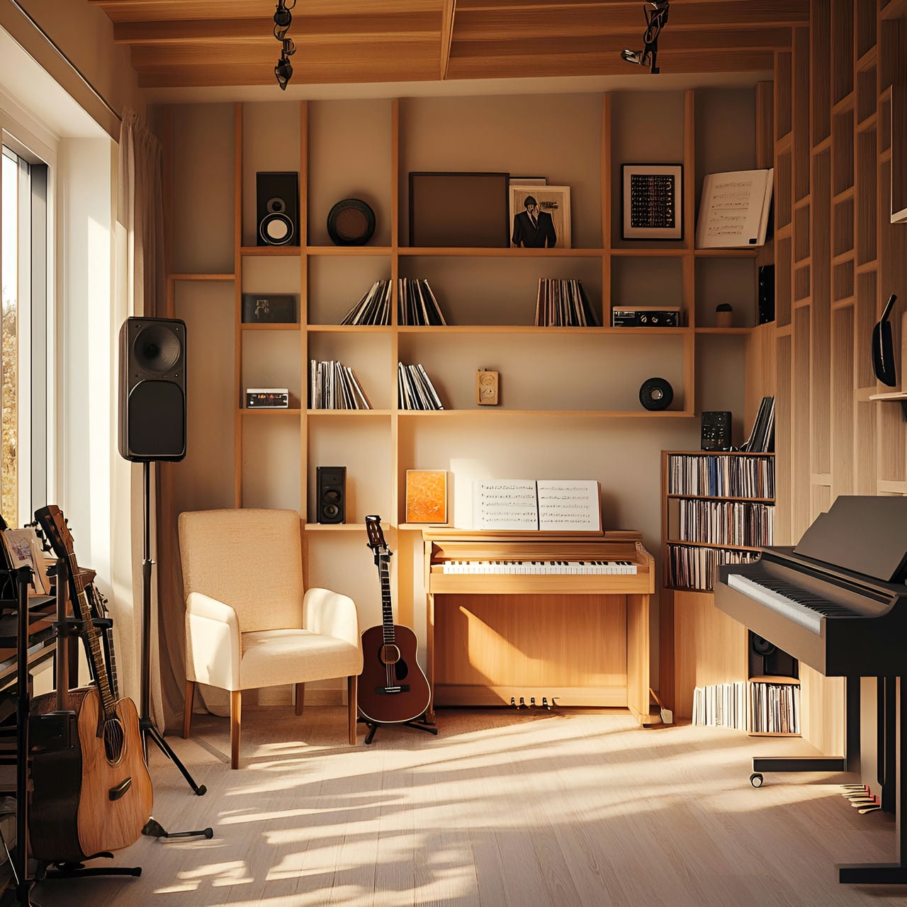 Salle de musique : Taille, Fonctionnalité, Usages, Mobilier et Rénovation