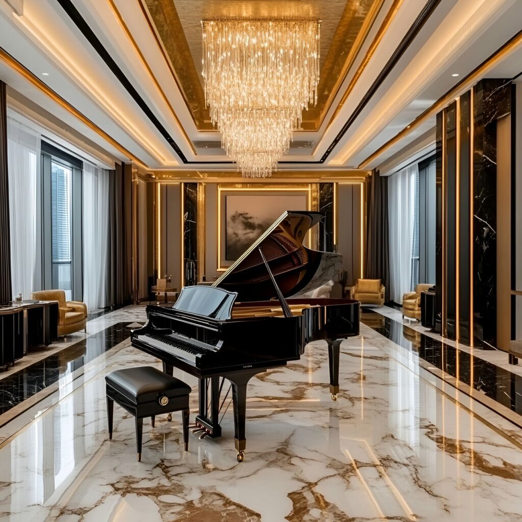 Salle de musique : Taille, Fonctionnalité, Usages, Mobilier et Rénovation