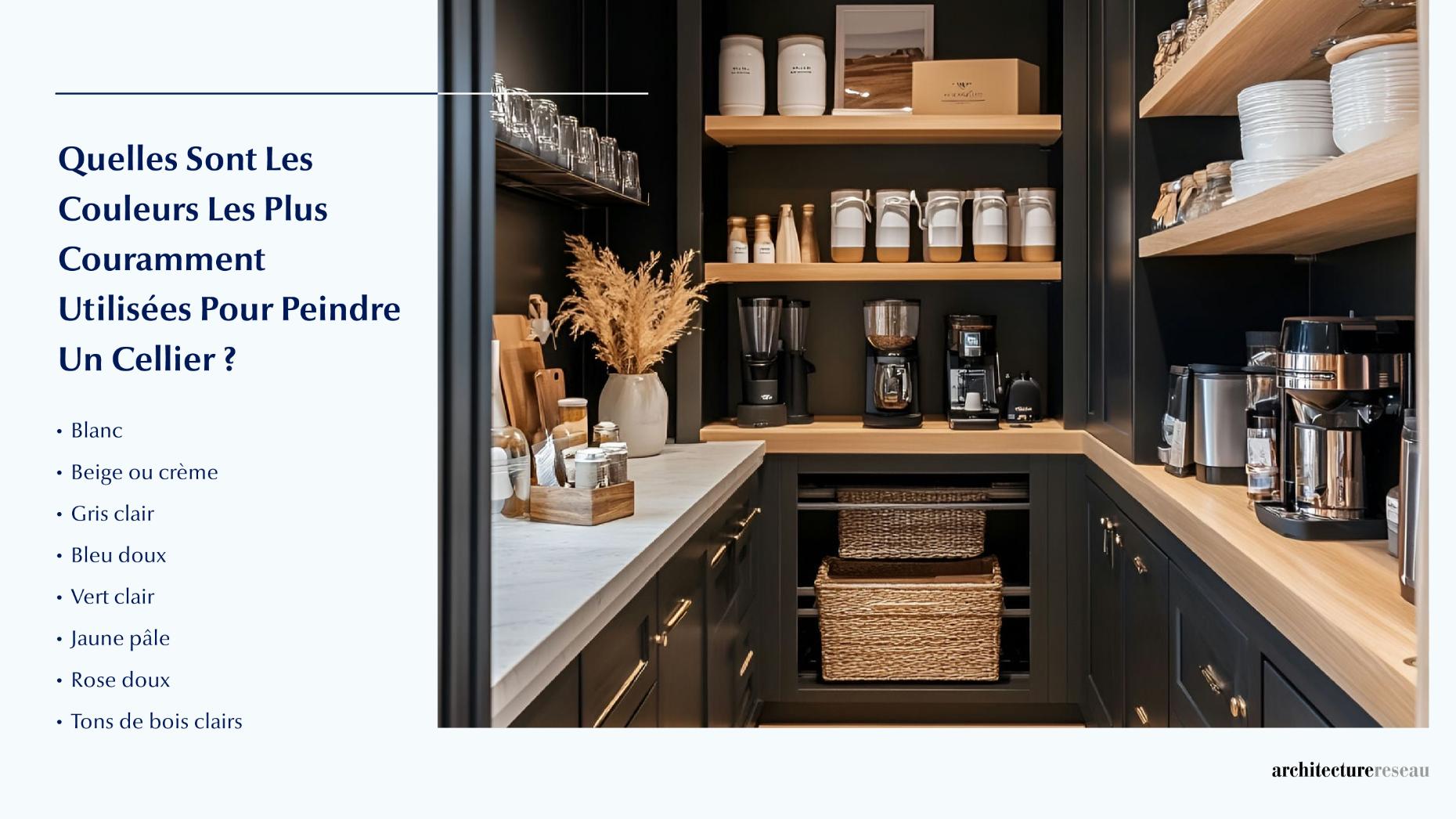 Cellier : Taille, fonctionnalité, usages, mobilier et rénovation