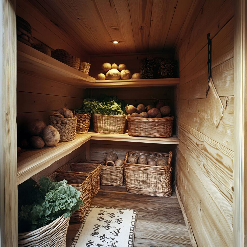 Cave à légumes : Taille, Fonctionnalité, Utilisations, Mobilier et Rénovation
