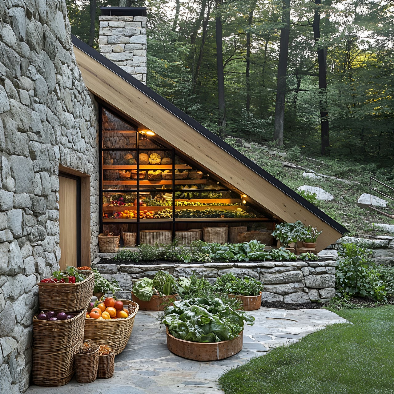 Cave à légumes : Taille, Fonctionnalité, Utilisations, Mobilier et Rénovation