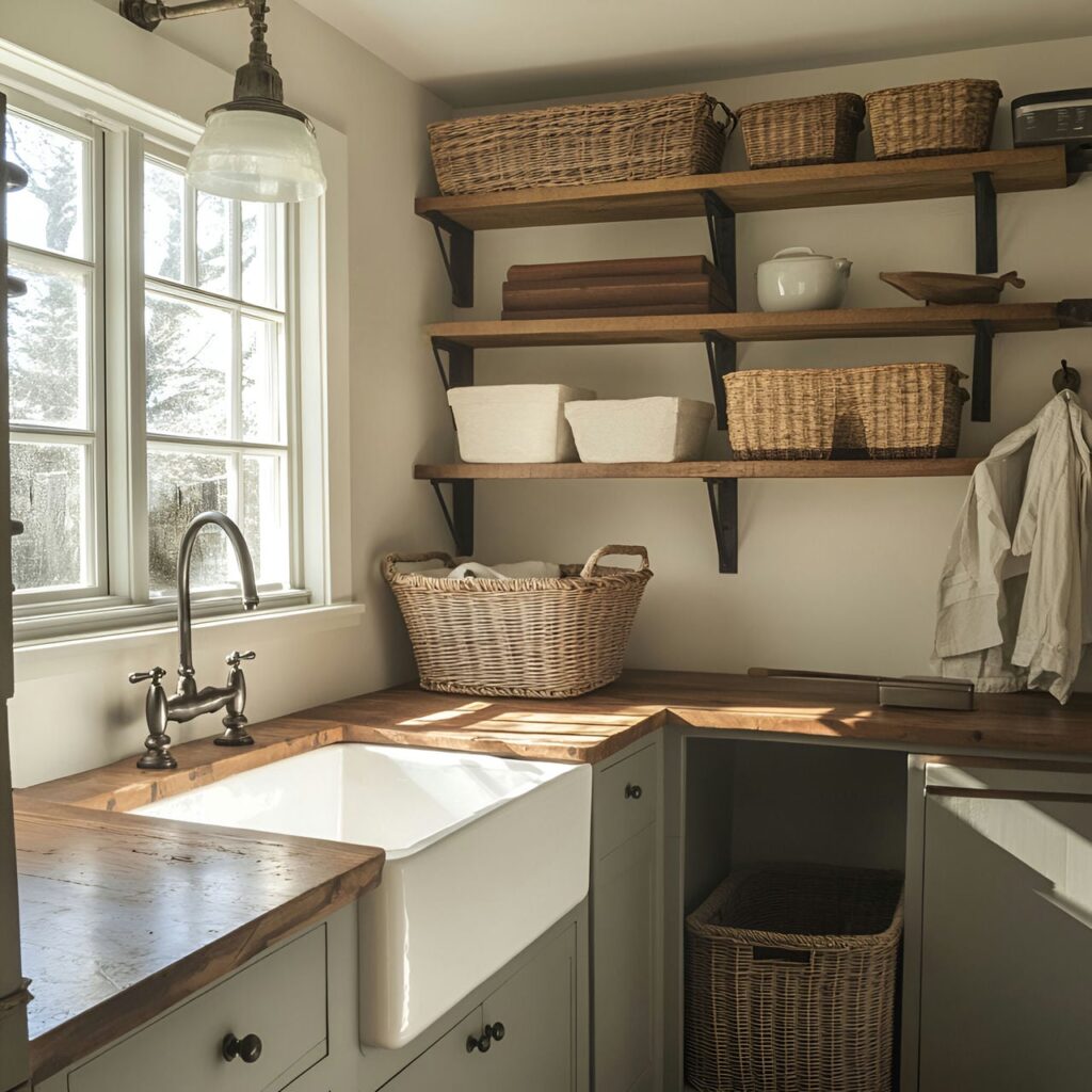 Buanderie technique : dimensions, fonctionnalité, usages, mobilier et rénovation