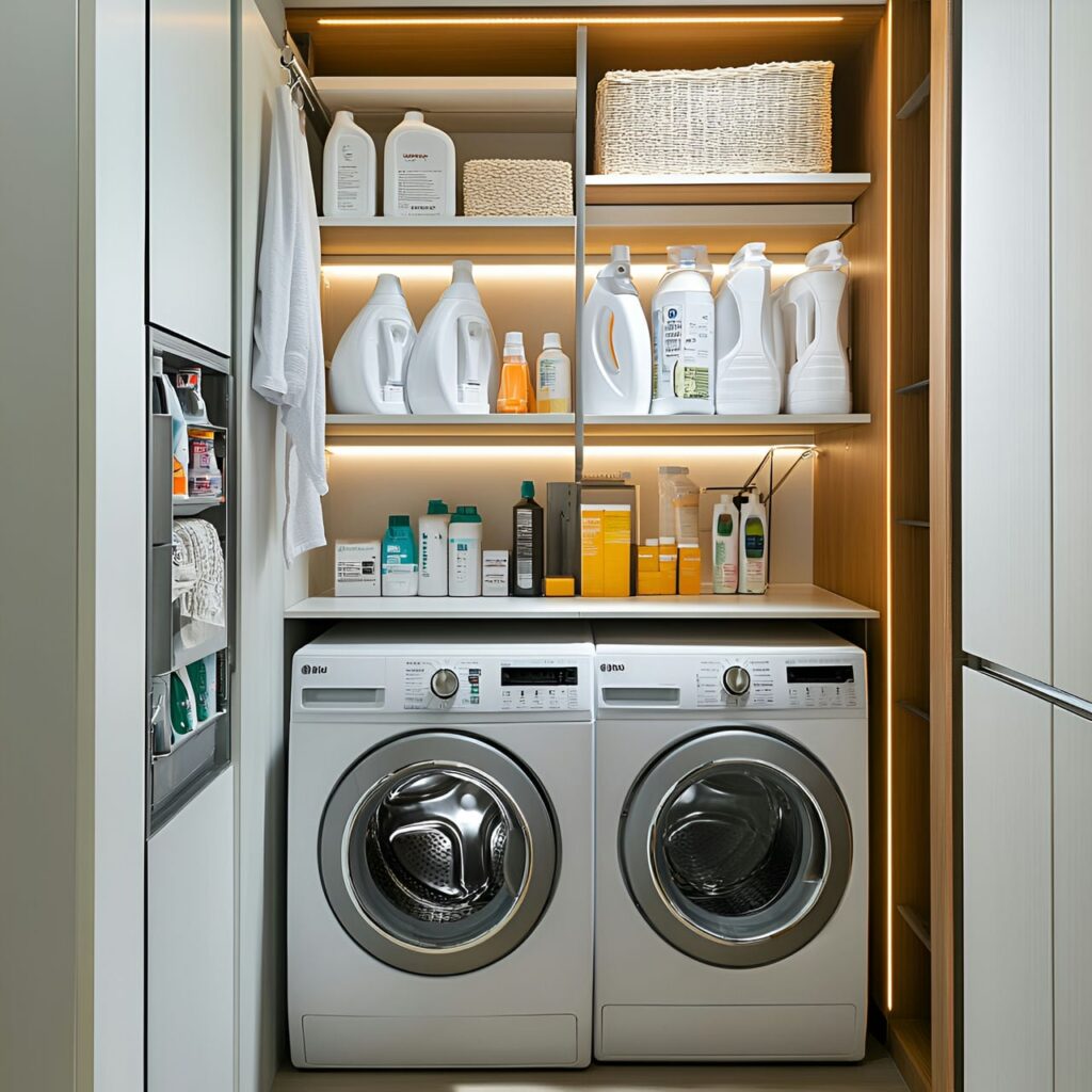 Buanderie technique : dimensions, fonctionnalité, usages, mobilier et rénovation