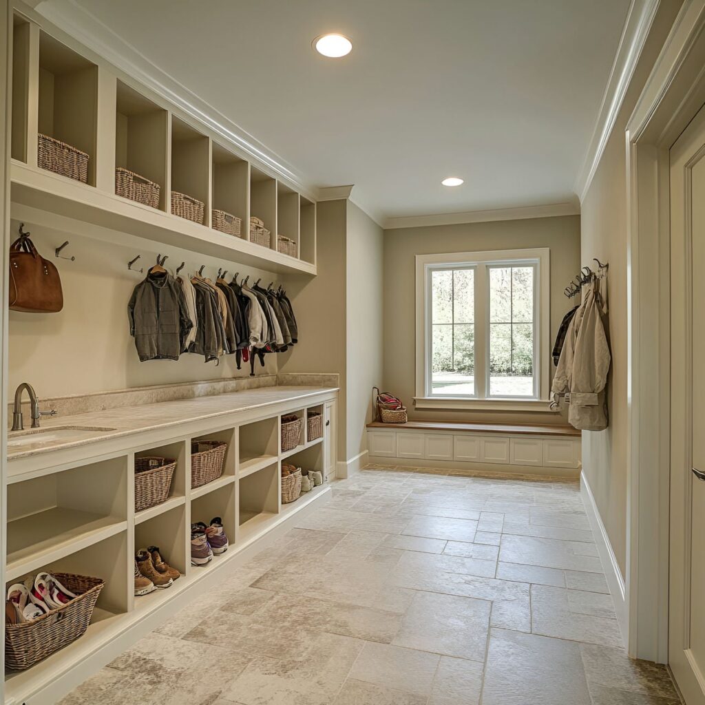 Buanderie technique : dimensions, fonctionnalité, usages, mobilier et rénovation