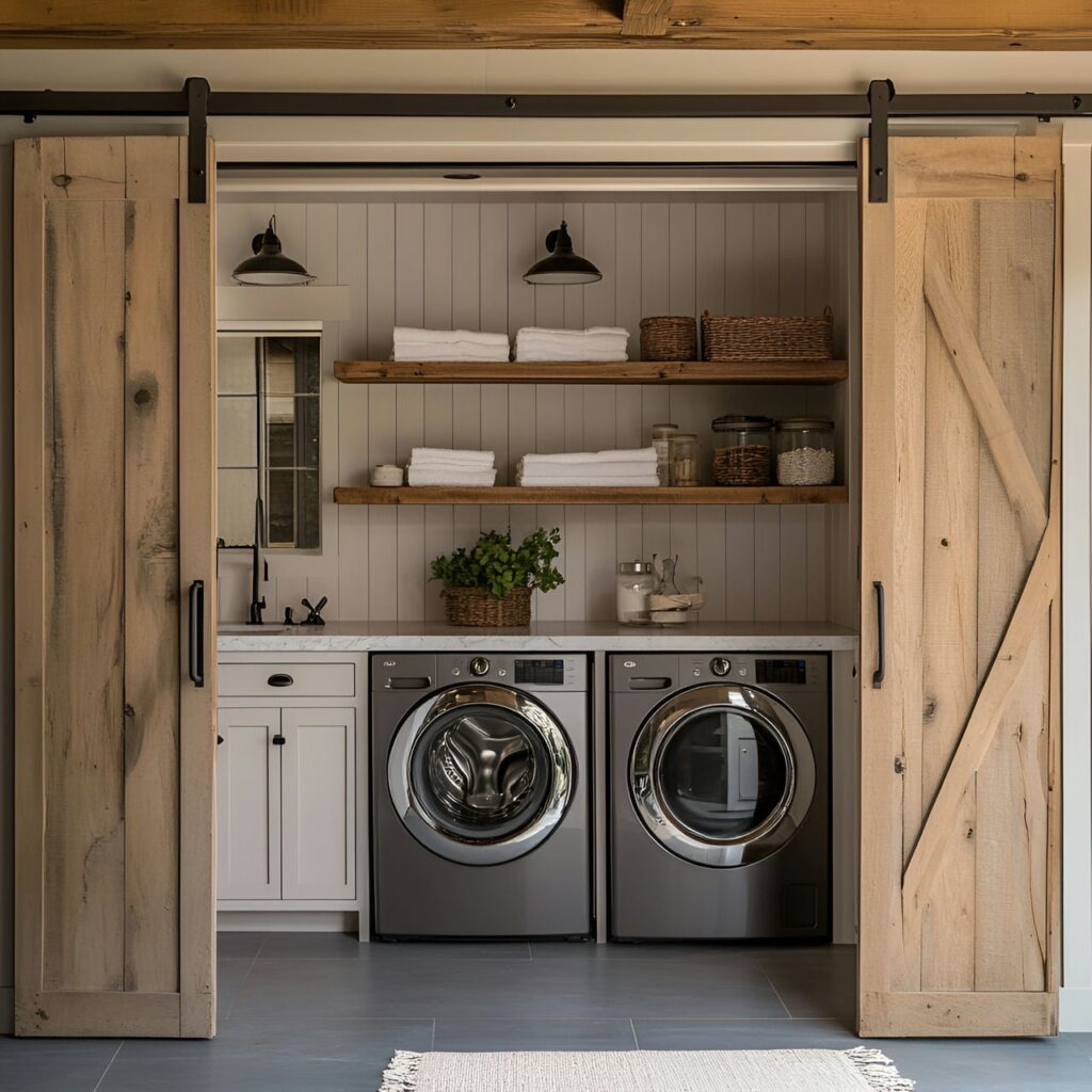 Buanderie technique : dimensions, fonctionnalité, usages, mobilier et rénovation