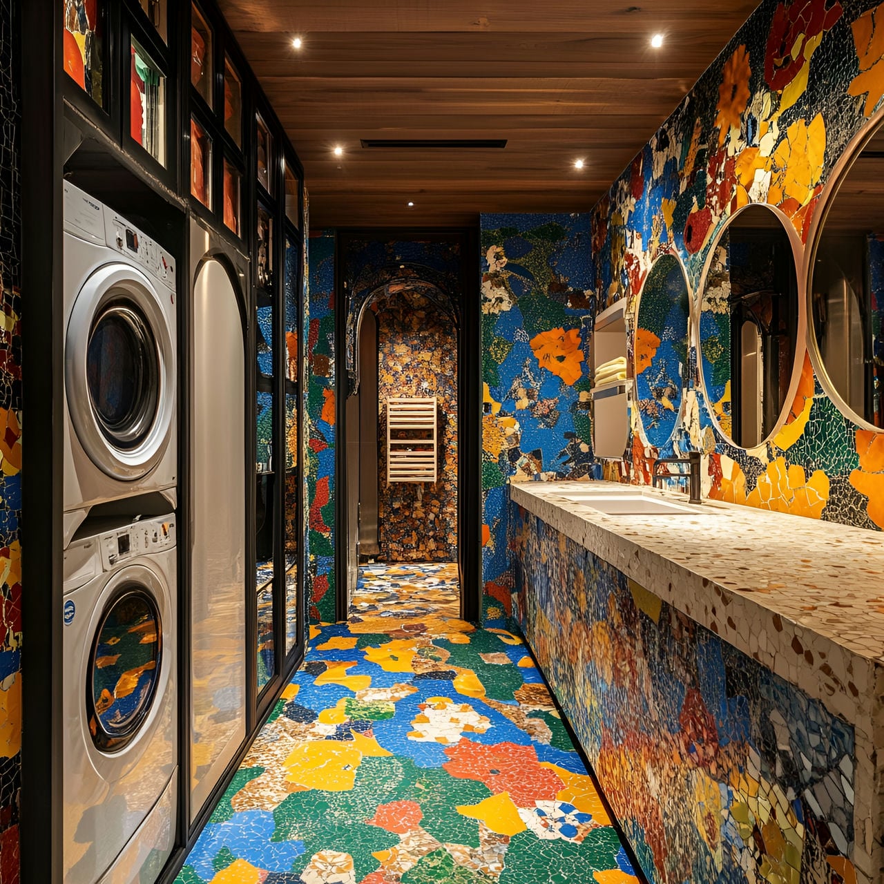 Buanderie technique : dimensions, fonctionnalité, usages, mobilier et rénovation