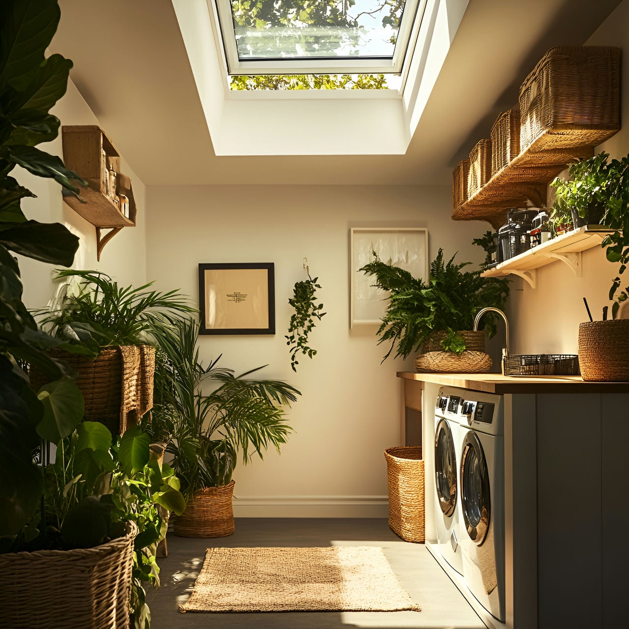 Buanderie technique : dimensions, fonctionnalité, usages, mobilier et rénovation