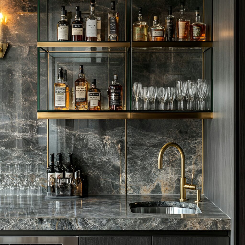 Bar avec évier : taille, fonctionnalité, usages, mobilier et rénovation