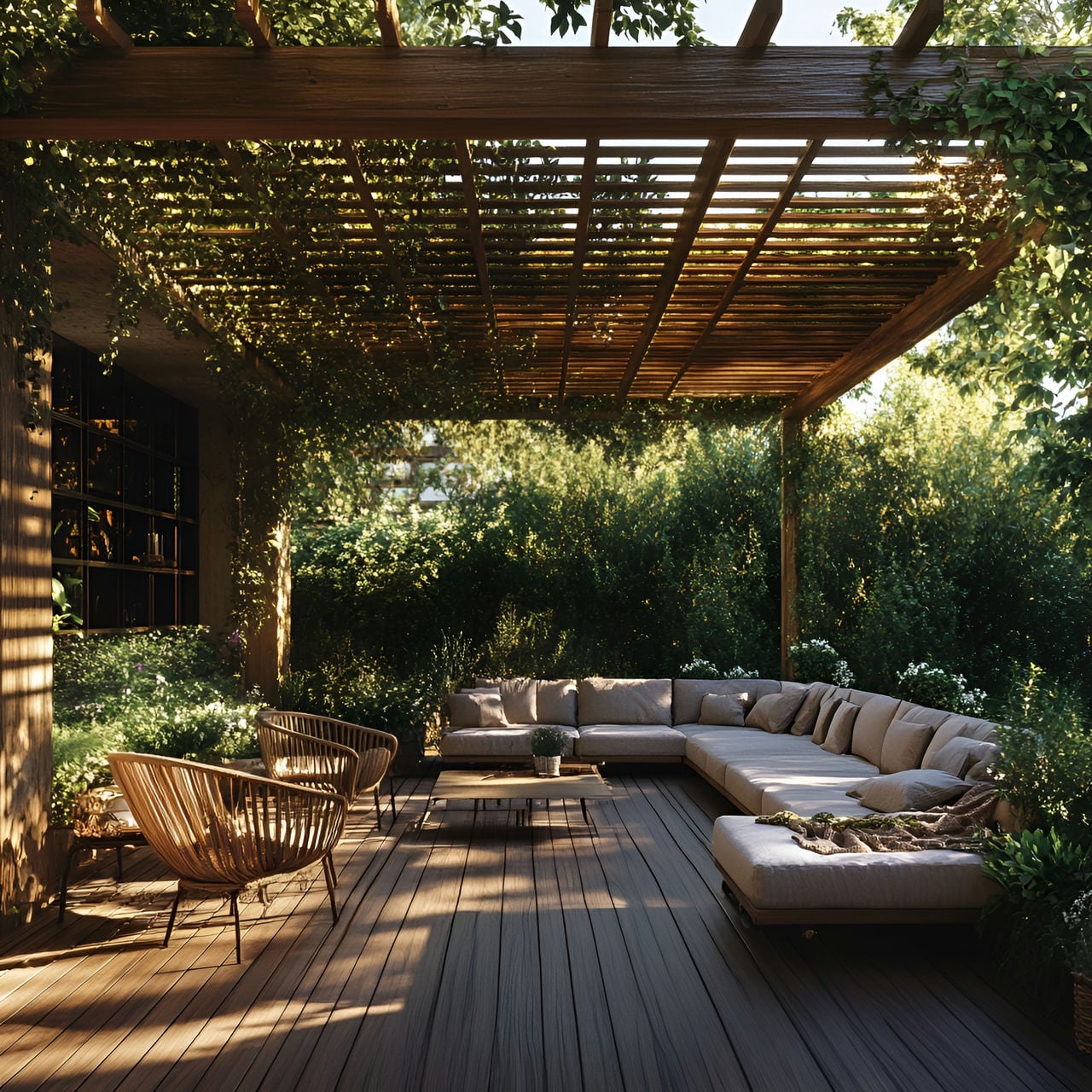 Terrasse en bois : dimensions, fonctionnalité, usages, mobilier et rénovation